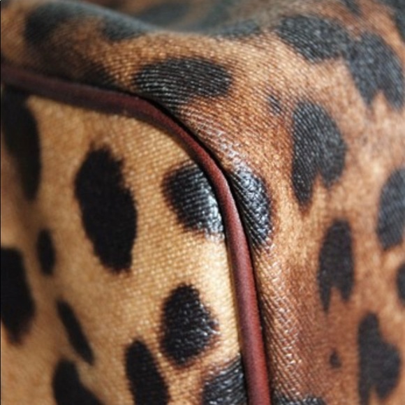 Dolce & Gabbana Coated Canvas Leopard Satchel - Picture 2 of 11